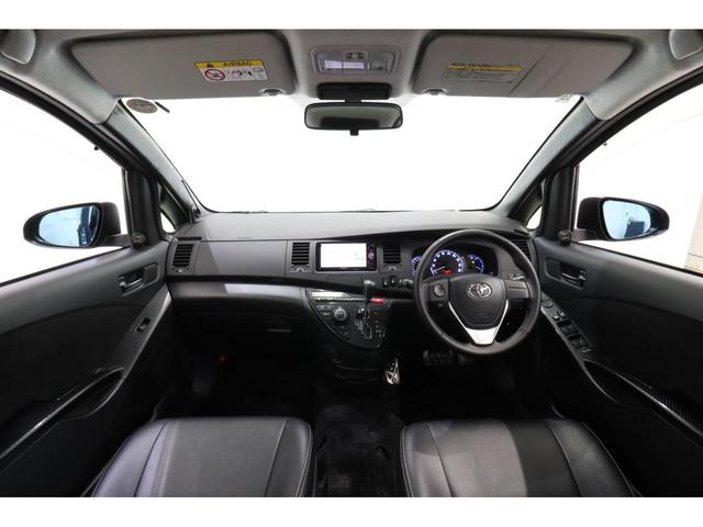 アイシス プラタナ Vセレクション・ノアール ワンオーナー ケンウッド7型SDナビ バックカメラ 横滑り防止装置 黒革シート 両側パワースライドドア 純正エンジンスターター 電動格納式ドアミラー レオニス17インチAW HIDヘッド LEDフォグ(6枚目)