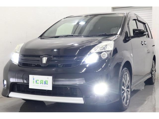 アイシス プラタナ Vセレクション・ノアール ワンオーナー ケンウッド7型SDナビ バックカメラ 横滑り防止装置 黒革シート 両側パワースライドドア 純正エンジンスターター 電動格納式ドアミラー レオニス17インチAW HIDヘッド LEDフォグ(12枚目)