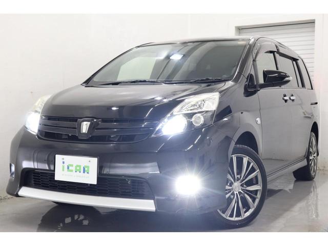 アイシス プラタナ Vセレクション・ノアール ワンオーナー ケンウッド7型SDナビ バックカメラ 横滑り防止装置 黒革シート 両側パワースライドドア 純正エンジンスターター 電動格納式ドアミラー レオニス17インチAW HIDヘッド LEDフォグ(34枚目)