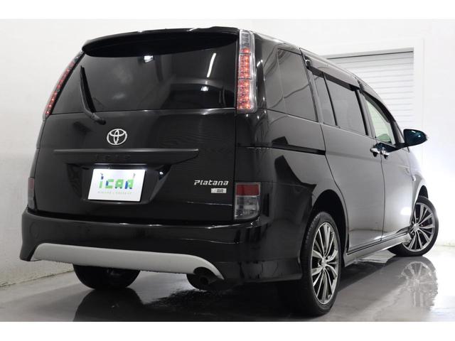 アイシス プラタナ Vセレクション・ノアール ワンオーナー ケンウッド7型SDナビ バックカメラ 横滑り防止装置 黒革シート 両側パワースライドドア 純正エンジンスターター 電動格納式ドアミラー レオニス17インチAW HIDヘッド LEDフォグ(35枚目)