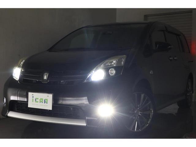 アイシス プラタナ Vセレクション・ノアール ワンオーナー ケンウッド7型SDナビ バックカメラ 横滑り防止装置 黒革シート 両側パワースライドドア 純正エンジンスターター 電動格納式ドアミラー レオニス17インチAW HIDヘッド LEDフォグ(64枚目)