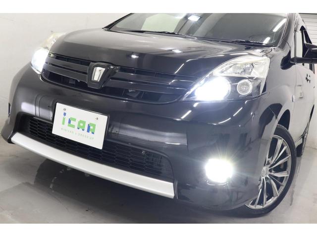 アイシス プラタナ Vセレクション・ノアール ワンオーナー ケンウッド7型SDナビ バックカメラ 横滑り防止装置 黒革シート 両側パワースライドドア 純正エンジンスターター 電動格納式ドアミラー レオニス17インチAW HIDヘッド LEDフォグ(66枚目)