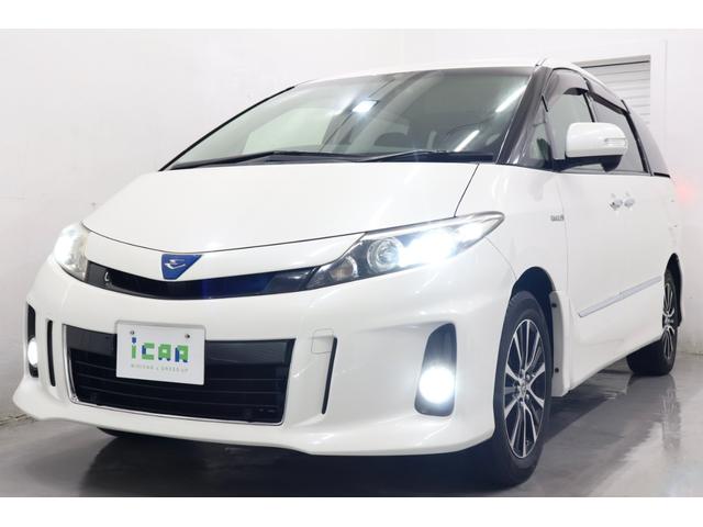 エスティマハイブリッド アエラス 純正8型HDDナビ 純正11型フリップダウンモニター バックカメラ クルーズコントロール ケンウッドドライブレコーダー 両側パワースライドドア 純正17インチAW 100V/1500W電源 ETC(11枚目)