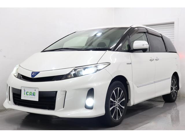 エスティマハイブリッド アエラス 純正8型HDDナビ 純正11型フリップダウンモニター バックカメラ クルーズコントロール ケンウッドドライブレコーダー 両側パワースライドドア 純正17インチAW 100V/1500W電源 ETC(61枚目)