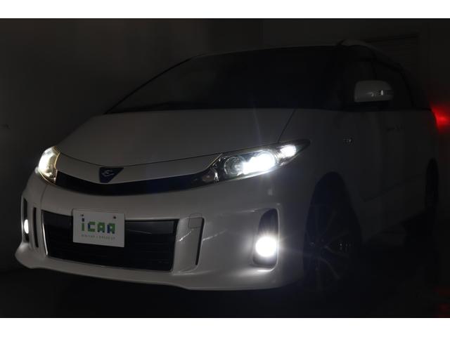 エスティマハイブリッド アエラス 純正8型HDDナビ 純正11型フリップダウンモニター バックカメラ クルーズコントロール ケンウッドドライブレコーダー 両側パワースライドドア 純正17インチAW 100V/1500W電源 ETC(63枚目)