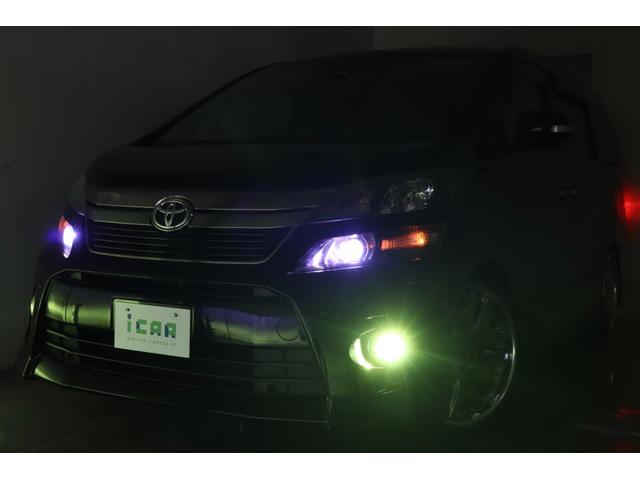 ヴェルファイア 2.4Z ゴールデンアイズ アルパインBIGX10型ナビ バックカメラ パワーバックドア クリアランスソナー クルーズコントロール 両側パワースライドドア ハーフレザーシート 寒冷地仕様 TEIN車高調 クリムソン20インチAW(64枚目)