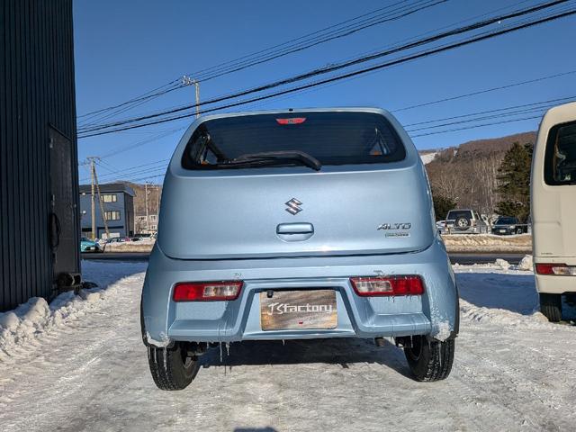 アルト Ｌ　４ＷＤ　バックカメラ　ナビ　フルセグＴＶ　キーレスエントリー　アイドリングストップ　左右シートヒーター　ＣＶＴ　盗難防止システム　ＡＢＳ　ＥＳＣ　衝突安全ボディ　エアコン　パワーステアリング（5枚目）