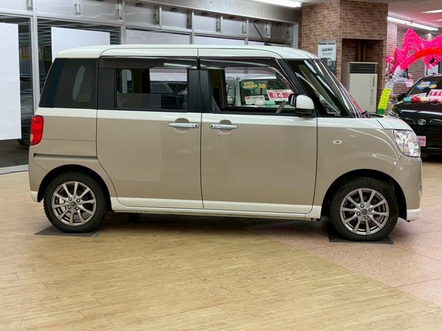 ムーヴキャンバス Ｘ　ＳＡＩＩＩ　４ＷＤ　ワンセグナビ　バックカメラ　ＥＴＣ付　シートヒーター　ＡＢＳ　横滑り防止　パワースライドドア　アイドリングストップ（5枚目）