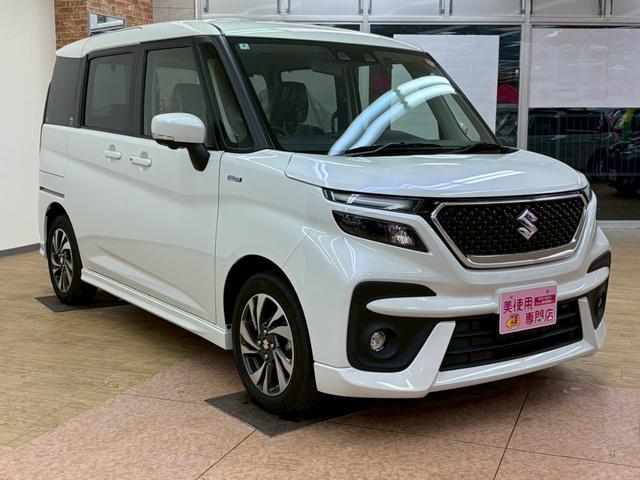 ソリオバンディット ハイブリッドMV 4WD 全方位カメラ ナビ ドラレコ フルセグTV バックカメラ ステアリングリモコン クルーズコントロール 左側電動スライドドア 衝突軽減ブレーキ 横滑り防止(4枚目)