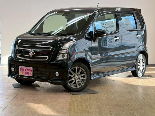 ワゴンRスティングレー ハイブリッドX 4WD 社外フルセグナビ 衝突軽減ブレーキ付き シートヒーター ステアリングリモコン ヘッドアップディスプレイ アイドリングストップ 横滑り防止(2枚目)
