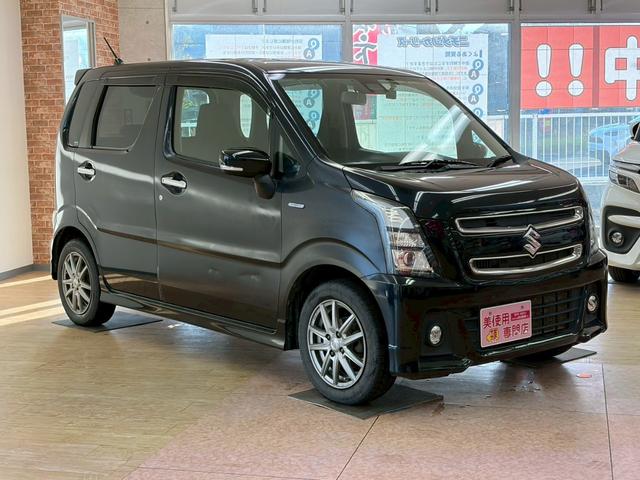 ワゴンRスティングレー ハイブリッドX 4WD 社外フルセグナビ 衝突軽減ブレーキ付き シートヒーター ステアリングリモコン ヘッドアップディスプレイ アイドリングストップ 横滑り防止(4枚目)