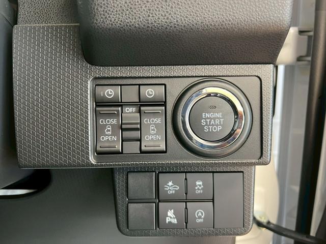 タント カスタムＲＳ　４ＷＤ　スマートキー　障害物センサー　衝突軽減ブレーキシステム　ＡＢＳ　横滑り防止装置　両側パワースライドドア　アイドリングストップ　運転席・助手席シートヒーター　純正アルミホイール（29枚目）