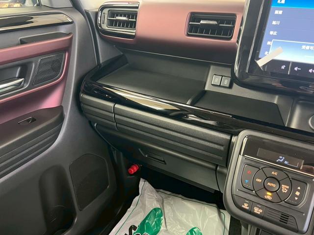 スペーシアカスタム ハイブリッドXSターボ 4WD スマートキー ABS 衝突軽減ブレーキシステム 障害物センサー 横滑り防止装置 Aストップ 両側パワースライドドア オートエアコン ターボ クルーズコントロール スリムサーキュレーター(42枚目)