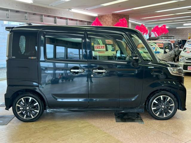 スペーシアカスタム ハイブリッドXSターボ 4WD 社外ナビ付き スマートキー ABS 横滑り防止装置 衝突軽減ブレーキシステム 障害物センサー 両側パワースライドドア(56枚目)