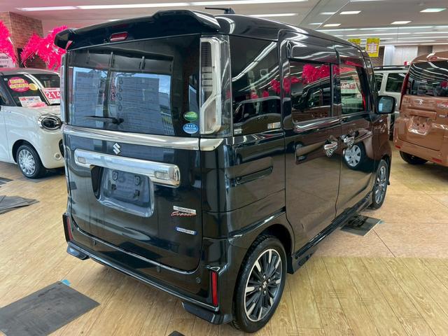 スペーシアカスタム ハイブリッドXSターボ 4WD 社外ナビ付き スマートキー ABS 横滑り防止装置 衝突軽減ブレーキシステム 障害物センサー 両側パワースライドドア(57枚目)