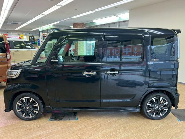 スペーシアカスタム ハイブリッドXSターボ 4WD 社外ナビ付き スマートキー ABS 横滑り防止装置 衝突軽減ブレーキシステム 障害物センサー 両側パワースライドドア(60枚目)