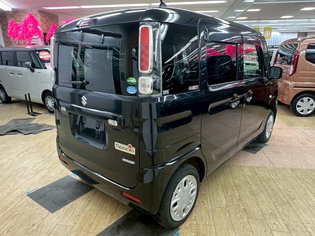 スペーシア ハイブリッドＸ　４ＷＤ　スマートキー　ＡＢＳ　アイドリングストップ　両側パワースライドドア　社外ナビ付き　オートエアコン　電動格納ドアミラー（50枚目）