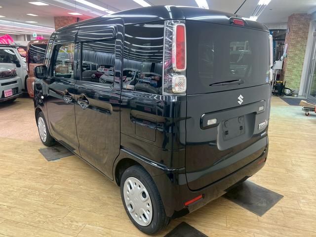 スペーシア ハイブリッドＸ　４ＷＤ　スマートキー　ＡＢＳ　アイドリングストップ　両側パワースライドドア　社外ナビ付き　オートエアコン　電動格納ドアミラー（55枚目）