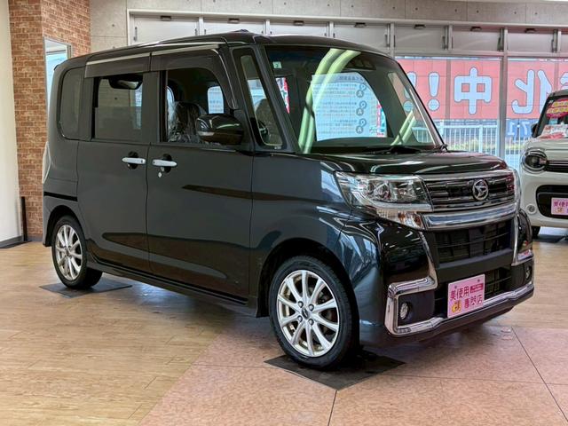 タント カスタムＲＳ　トップエディションＳＡＩＩＩ　４ＷＤ　スマートキー　両側パワースライドドア　アイドリングストップ　衝突軽減ブレーキシステム　シートヒーター　ステアリングリモコン　社外フルセグナビ　バックカメラ　リアモニター（34枚目）