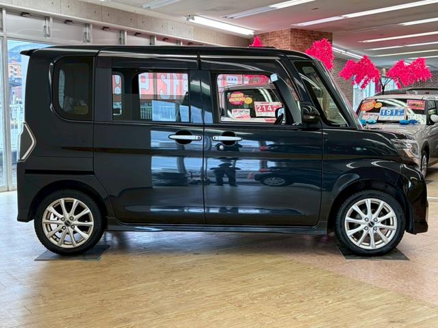 タント カスタムＲＳ　トップエディションＳＡＩＩＩ　４ＷＤ　スマートキー　両側パワースライドドア　アイドリングストップ　衝突軽減ブレーキシステム　シートヒーター　ステアリングリモコン　社外フルセグナビ　バックカメラ　リアモニター（35枚目）