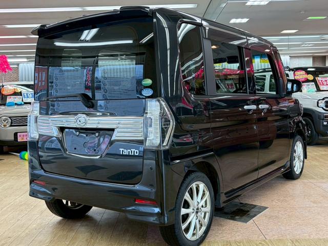 タント カスタムＲＳ　トップエディションＳＡＩＩＩ　４ＷＤ　スマートキー　両側パワースライドドア　アイドリングストップ　衝突軽減ブレーキシステム　シートヒーター　ステアリングリモコン　社外フルセグナビ　バックカメラ　リアモニター（36枚目）