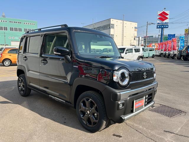 ハスラー タフワイルド　４ＷＤ　クルーズコントロール　ＬＥＤヘッドライト　フォグライト　シートヒーター　スマートキー　障害物センサー　電動格納式ミラー　アルミホイール　ステアリングリモコン　寒冷地仕様（2枚目）