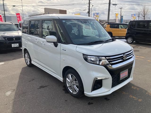 ソリオ ハイブリッドMX 4WD ブレーキサポート クルーズコントロール パワースライドドア バックカメラ ETC USB電源ソケット シートヒーター リヤパーキングセンサー プッシュスタート スマートキー 純正AW(3枚目)