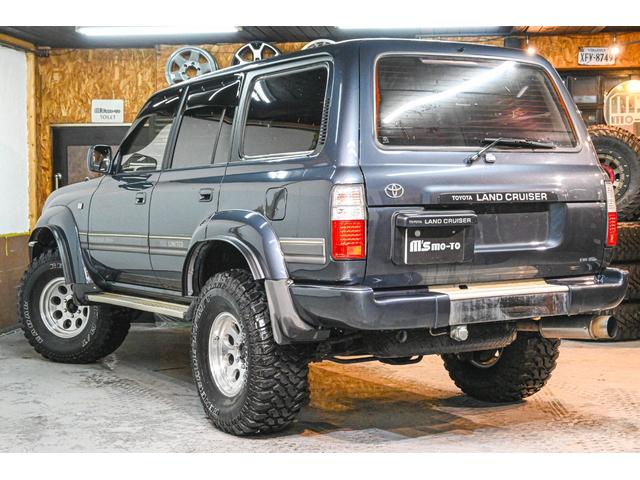 ランドクルーザー80 VXリミテッド 社外AW・MTタイヤ・社外マフラー・ブラウンレザー調シートカバー(8枚目)