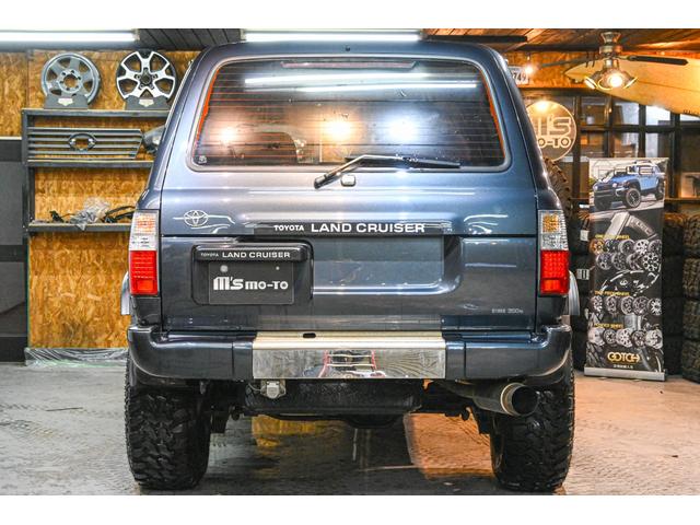 ランドクルーザー80 VXリミテッド 社外AW・MTタイヤ・社外マフラー・ブラウンレザー調シートカバー(9枚目)