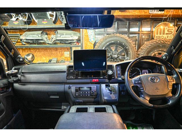 ハイエースバン スーパーＧＬ　ダークプライムＩＩ　アルパインＢＩＧ　Ｘ１１ｉｎ・アルパインスピーカーセット・アルパインフリップダウンモニター１２．８ｉｎ・ヴァレンティ　ジュエルＬＥＤシーケンシャルドアミラー（19枚目）