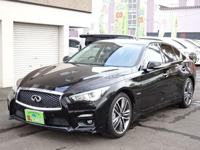 スカイライン 350GT FOUR ハイブリッド タイプSP 4WD 本州車 ハイブリットシステム2年保証 レザーシート バックカメラ レーダークルーズ 衝突軽減ブレーキ パワーシート(8枚目)