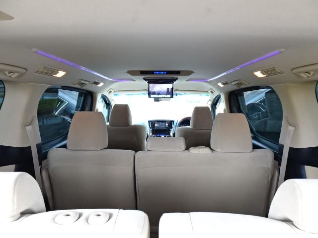 アルファード 2.5X 本州車 保証1年/走行距離無制限 4WD 両側パワースライドドア 社外ナビ 地デジ バックカメラ フリップダウンモニター LEDヘッドライト ウッドコンビハンドル ブレーキホールド ビルトインETC(58枚目)