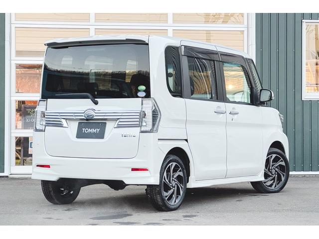 タント カスタムRS トップエディションVS SAIII 4WD・ワンオーナー・記録簿付(R1-R7)・スマアシIII・パノラマビュー・両側電動スライドドア・オートハイビーム・純正ナビ・衝突軽減ブレーキ・ETC・純正15インチAW・エンスタ・シートヒーター(2枚目)