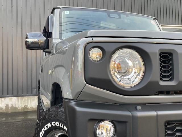 ジムニー XC 2インチリフトアップ(JAOS)/グラムライツ(レイズ)/オープンカントリーMT225(TOYO)/マッドフラップ(JAOS)/社外マフラー/シートカバー/(8枚目)