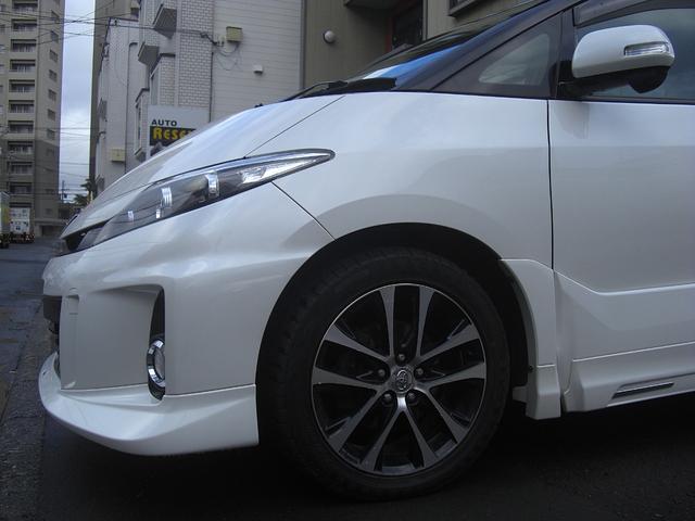 エスティマ アエラス 4WD NHZN-X62GナビTV バックカメラ ビルトインETC フリップダウンモニター スマートキー2個 プッシュスタート TRDエアロ 夏純正18インチ 冬17インチ 寒冷地仕様(10枚目)