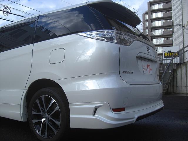 エスティマ アエラス 4WD NHZN-X62GナビTV バックカメラ ビルトインETC フリップダウンモニター スマートキー2個 プッシュスタート TRDエアロ 夏純正18インチ 冬17インチ 寒冷地仕様(11枚目)