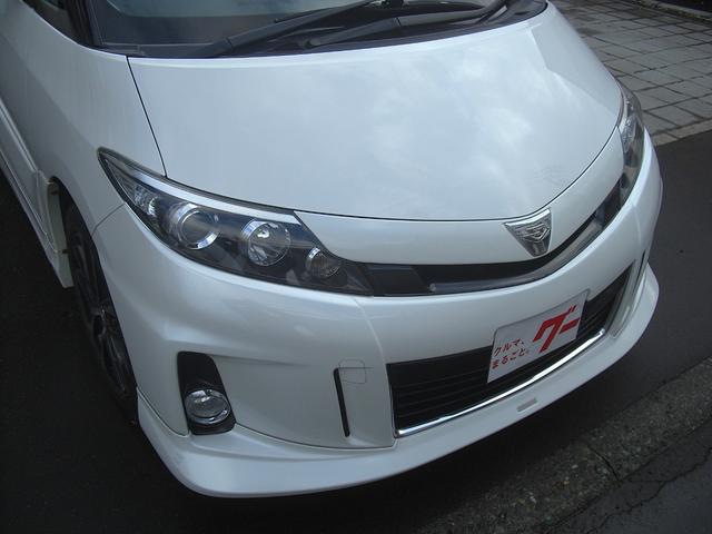 エスティマ アエラス 4WD NHZN-X62GナビTV バックカメラ ビルトインETC フリップダウンモニター スマートキー2個 プッシュスタート TRDエアロ 夏純正18インチ 冬17インチ 寒冷地仕様(13枚目)