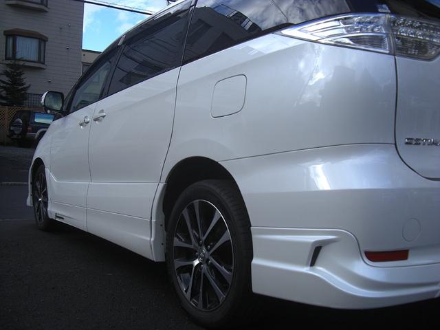 エスティマ アエラス 4WD NHZN-X62GナビTV バックカメラ ビルトインETC フリップダウンモニター スマートキー2個 プッシュスタート TRDエアロ 夏純正18インチ 冬17インチ 寒冷地仕様(50枚目)