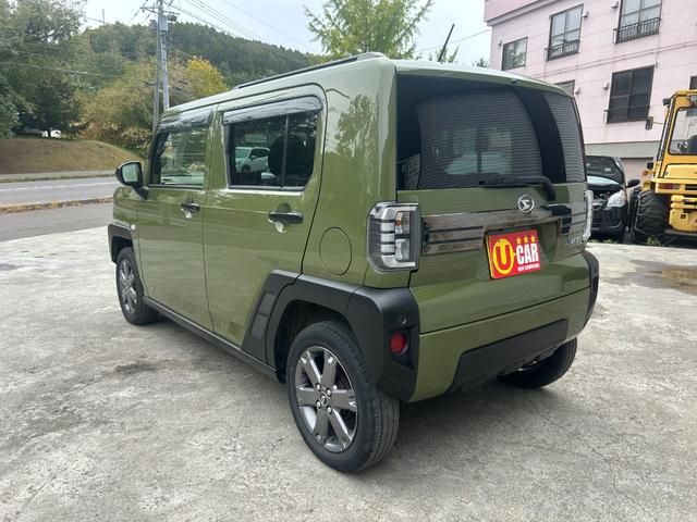 タフト Ｇターボ　４ＷＤ　９インチディスプレイオーディオ　バックカメラ　エンジンスターター　スカイルーフ　置く充電（6枚目）
