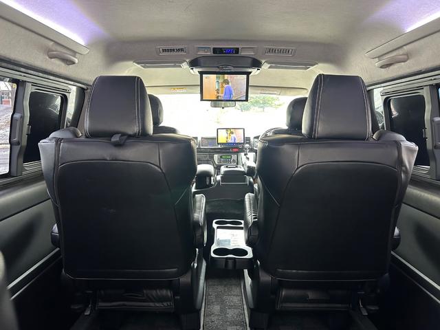 ハイエースワゴン GL 4WD ロング HKSスーパーチャージャー 前置きIC アルパイン11インチナビ Bカメラ フリップダウンモニター ローダウン オーバーフェンダー LEDテール(28枚目)