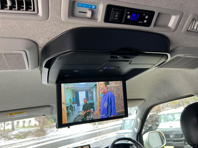 ハイエースワゴン GL 4WD ロング HKSスーパーチャージャー 前置きIC アルパイン11インチナビ Bカメラ フリップダウンモニター ローダウン オーバーフェンダー LEDテール(29枚目)