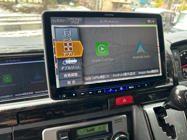 ハイエースワゴン GL 4WD ロング HKSスーパーチャージャー 前置きIC アルパイン11インチナビ Bカメラ フリップダウンモニター ローダウン オーバーフェンダー LEDテール(38枚目)