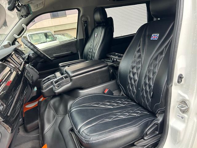 ハイエースワゴン ＧＬ　ファインテックツアラー　４ＷＤ　両側パワースライドドア　社外ナビ　ＴＶ　Ｂカメラ　フリップダウンモニター　フロントスポイラー　社外ＬＥＤテールランプ　シートカバー（14枚目）