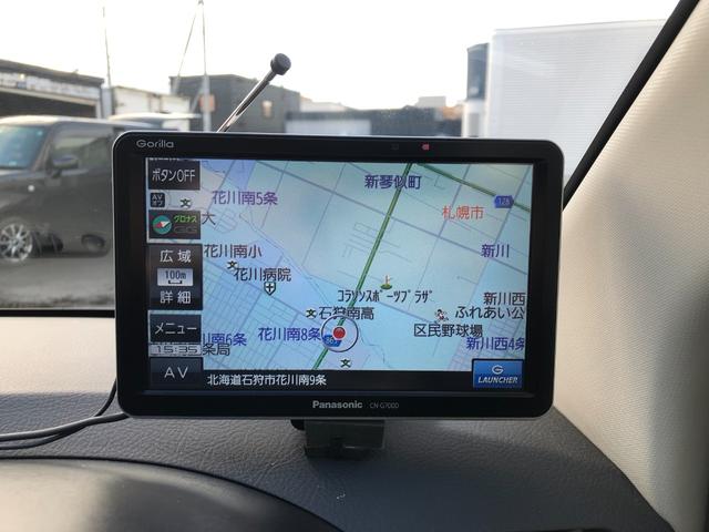 ミラ Xリミテッド キーレス Panasonicポータブルナビ ドアミラーウインカー(12枚目)