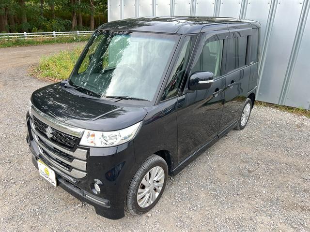 スペーシアカスタムＺ ベースグレード　４ＷＤ　パワースライドドア　社外ナビ＆ＴＶ　Ｂカメ　Ｂｌｕｅｔｏｏｔｈ　プッシュスタート　スマートキー　ＥＴＣ　エンスタ　シートヒーター　純正ＡＷ（9枚目）