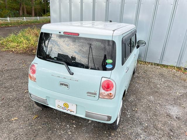 アルトラパンショコラ Ｘ　４ＷＤ　車検Ｒ９年７月３０日　８万キロ　社外ナビ＆ＴＶ　ＥＴＣ　革シート　スマートキー　プッシュスタート　シートヒーター　ＨＩＤ　革巻きステアリング（11枚目）