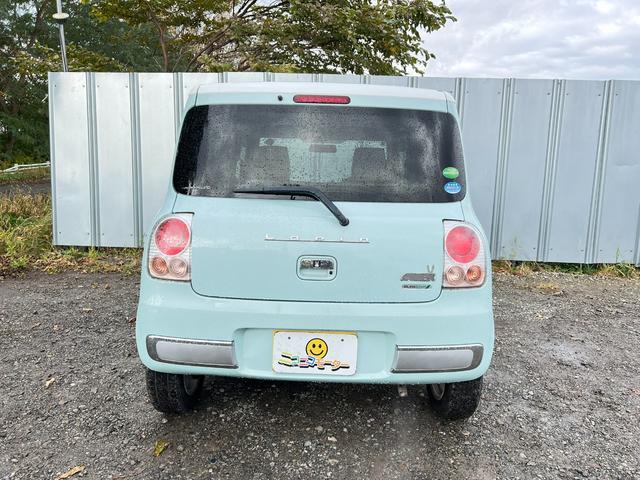 アルトラパンショコラ Ｘ　４ＷＤ　車検Ｒ９年７月３０日　８万キロ　社外ナビ＆ＴＶ　ＥＴＣ　革シート　スマートキー　プッシュスタート　シートヒーター　ＨＩＤ　革巻きステアリング（19枚目）