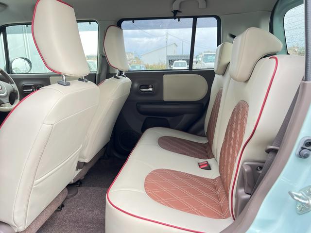 アルトラパンショコラ Ｘ　４ＷＤ　車検Ｒ９年７月３０日　８万キロ　社外ナビ＆ＴＶ　ＥＴＣ　革シート　スマートキー　プッシュスタート　シートヒーター　ＨＩＤ　革巻きステアリング（33枚目）