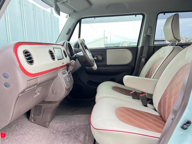 アルトラパンショコラ Ｘ　４ＷＤ　車検Ｒ９年７月３０日　８万キロ　社外ナビ＆ＴＶ　ＥＴＣ　革シート　スマートキー　プッシュスタート　シートヒーター　ＨＩＤ　革巻きステアリング（37枚目）