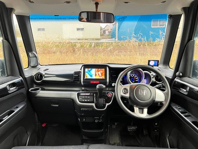 N-BOXカスタム G・Lパッケージ 4WD パワスラ 社外ナビ&TV スタッドレス装着済 Bluetooth バックカメラ スマートキー プッシュスタート 横滑防止 社外AW ECON サンシェード リアテーブル スペアキー 修復歴なし(42枚目)